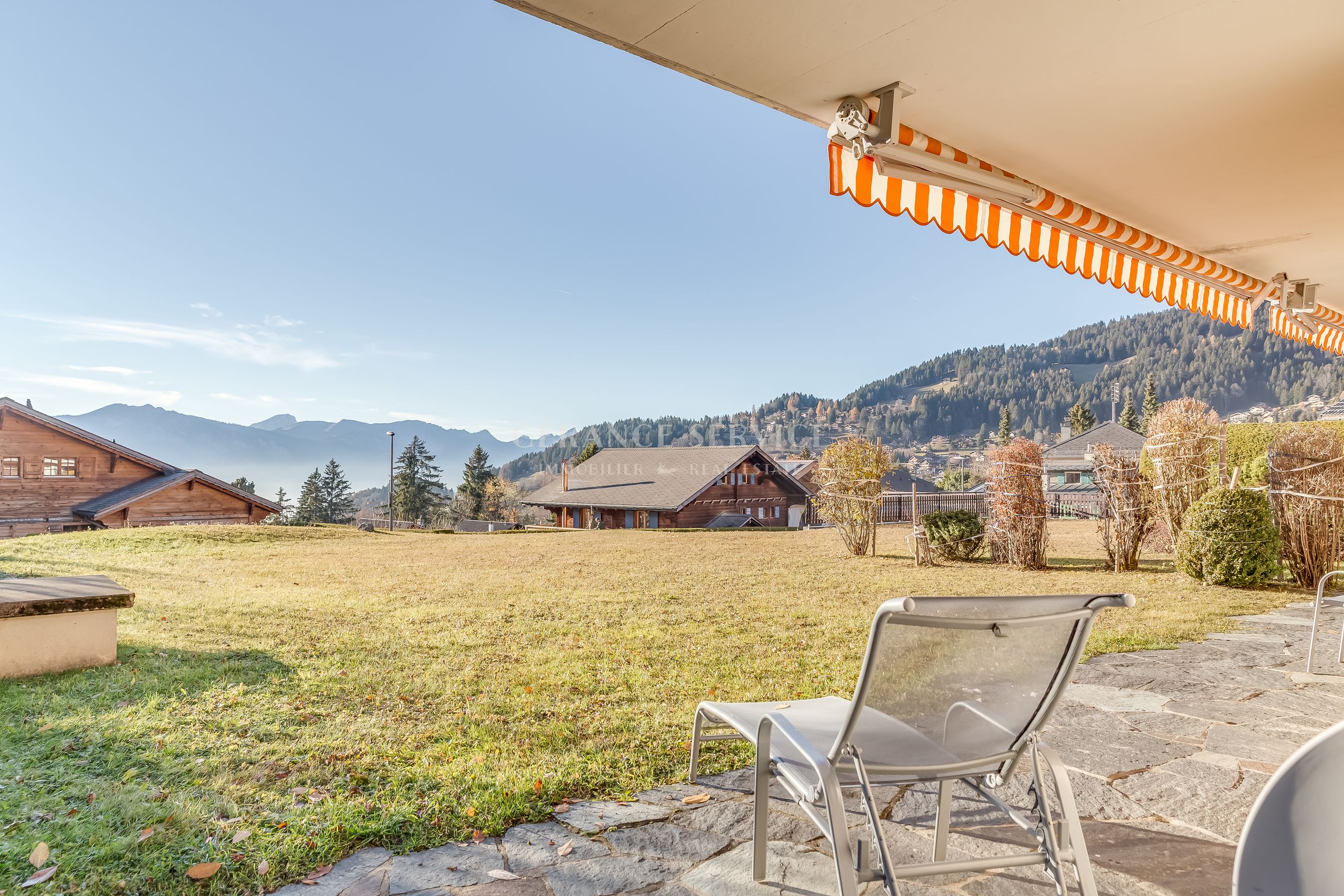 vue appartement perce neige à vendre Villars sur Ollon