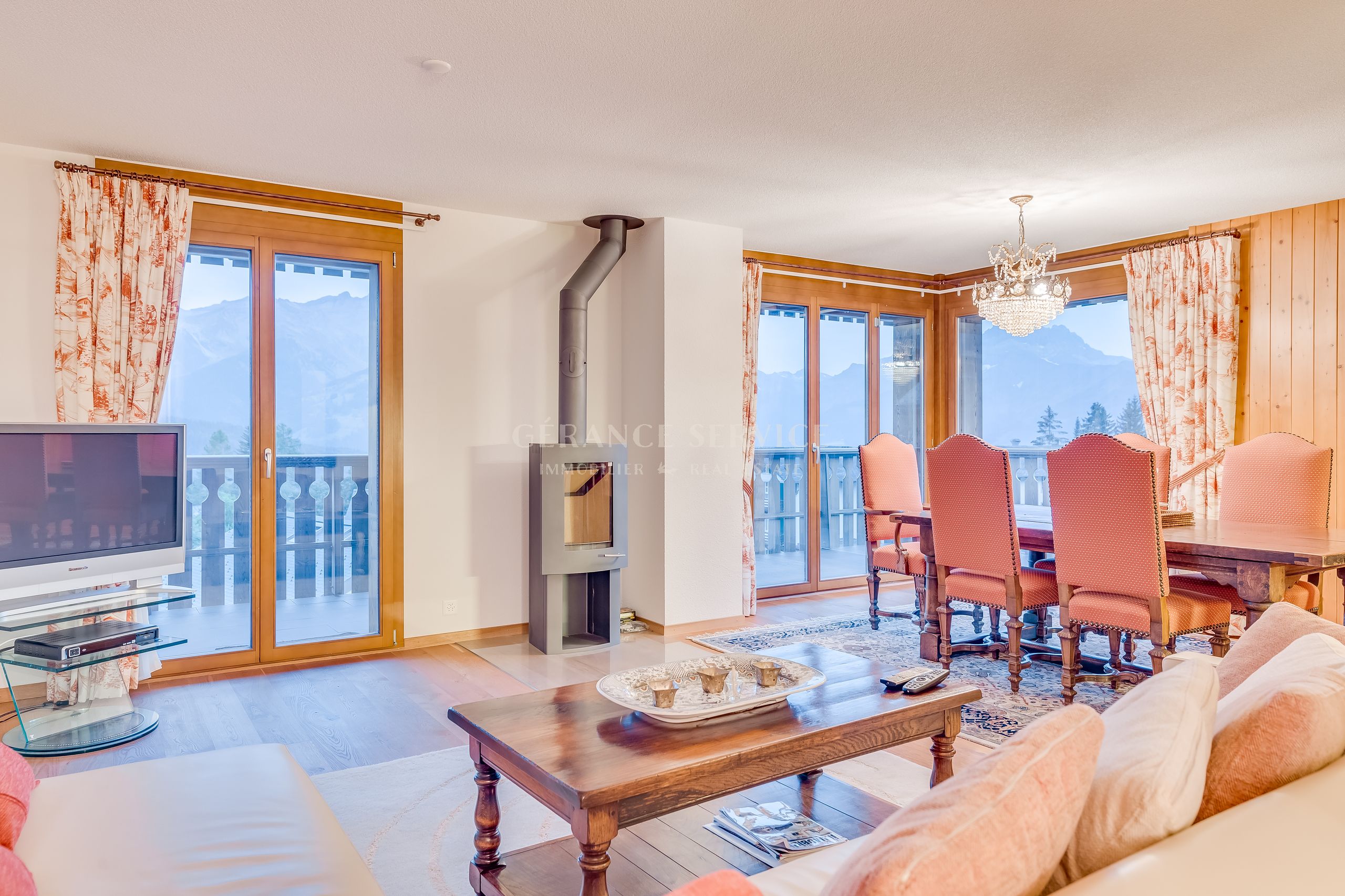 interieur appartement cimes blanches à vendre Villars sur Ollon