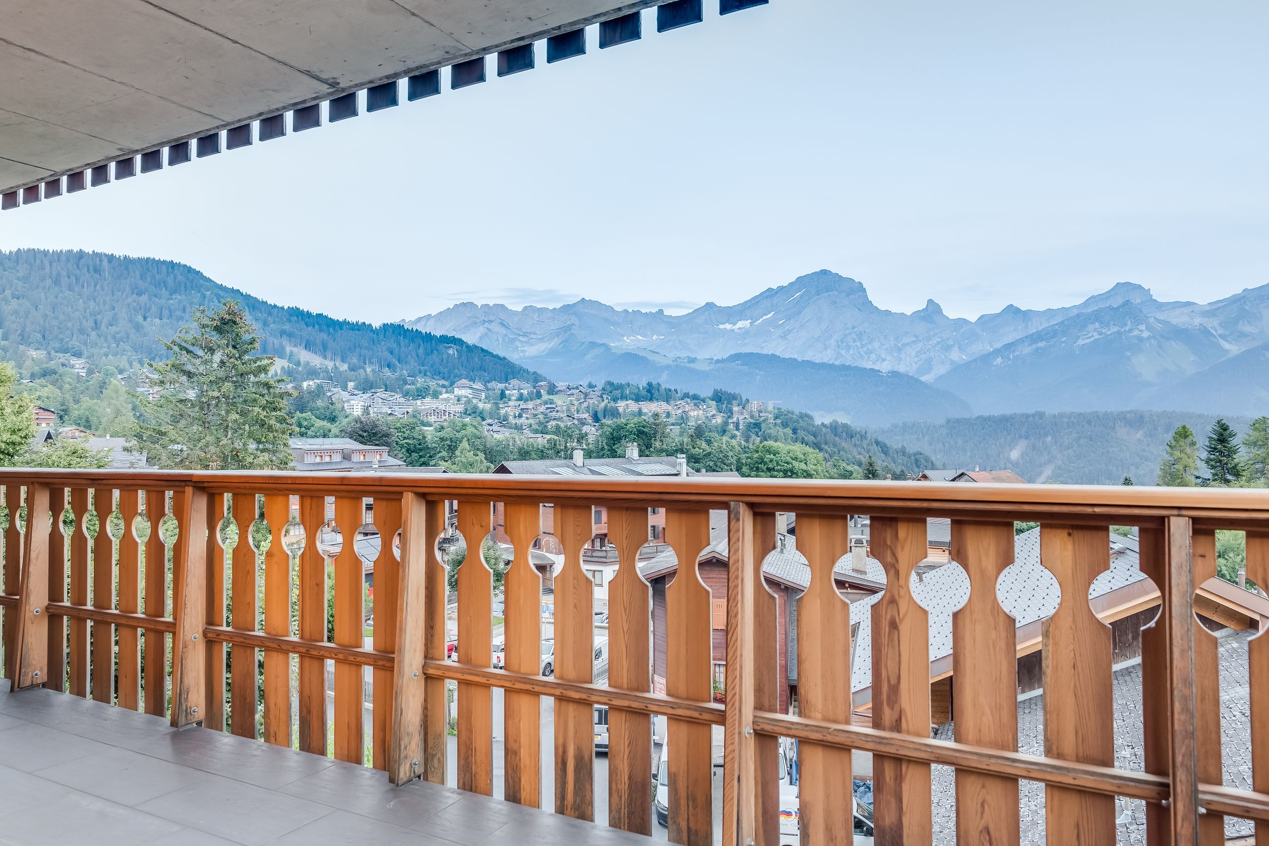 vue appartement cimes blanches à vendre Villars sur Ollon
