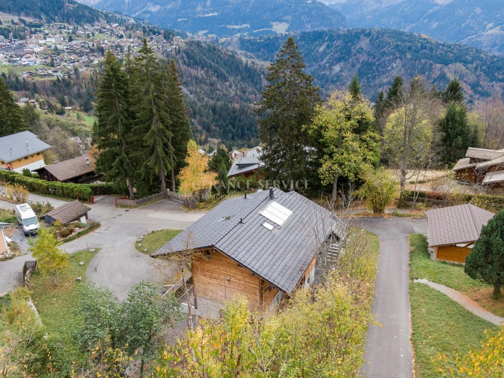 Vue Chalet à vendre Villars-sur-Ollon Le Taj