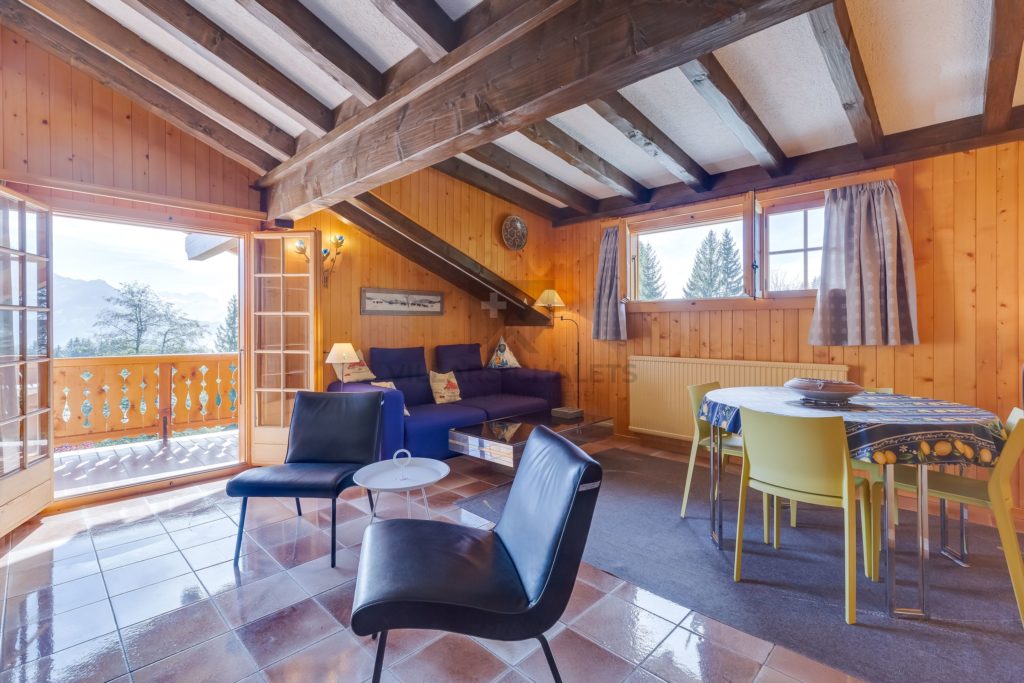 Living Room Apartment for sale Villars-sur-Ollon Albatros
