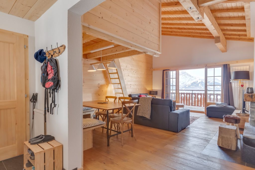 Living Room Apartment for sale Villars-sur-Ollon Verseau 20