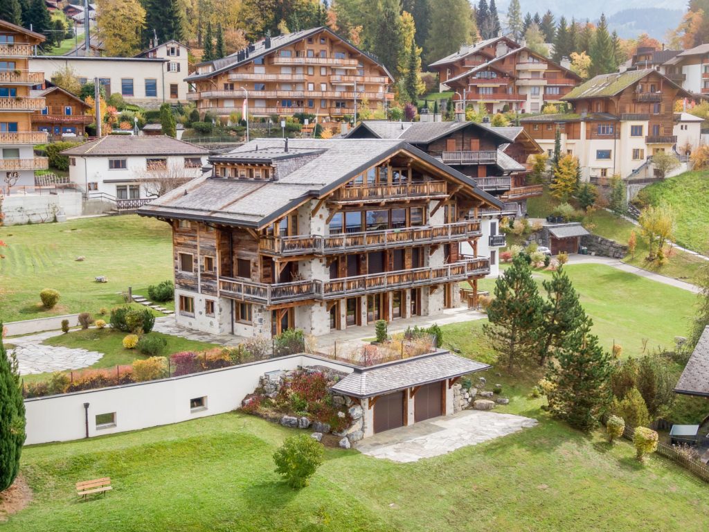 appartement à vendre villars-sur-ollon vue extérieure