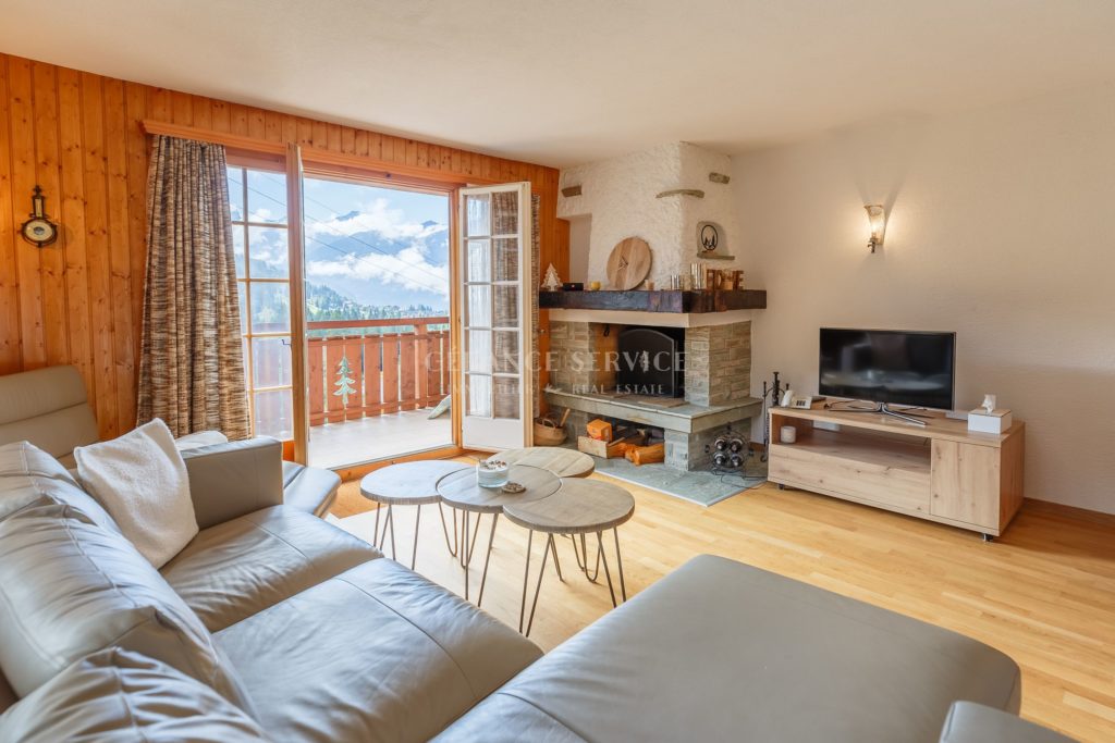 appartement a vendre villars sur ollon Vermont 8 salon