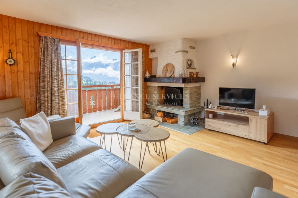 appartement a vendre villars sur ollon Vermont 8 salon