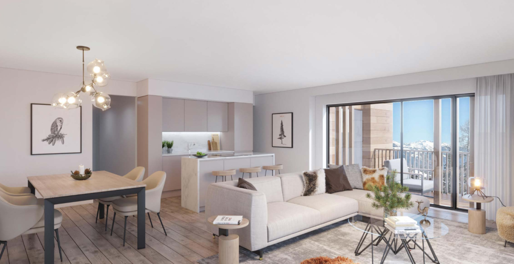 appartement à vendre neuf villars sur ollon benedict