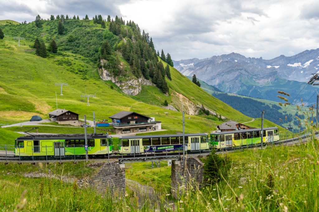 train cremallière villars sur ollon